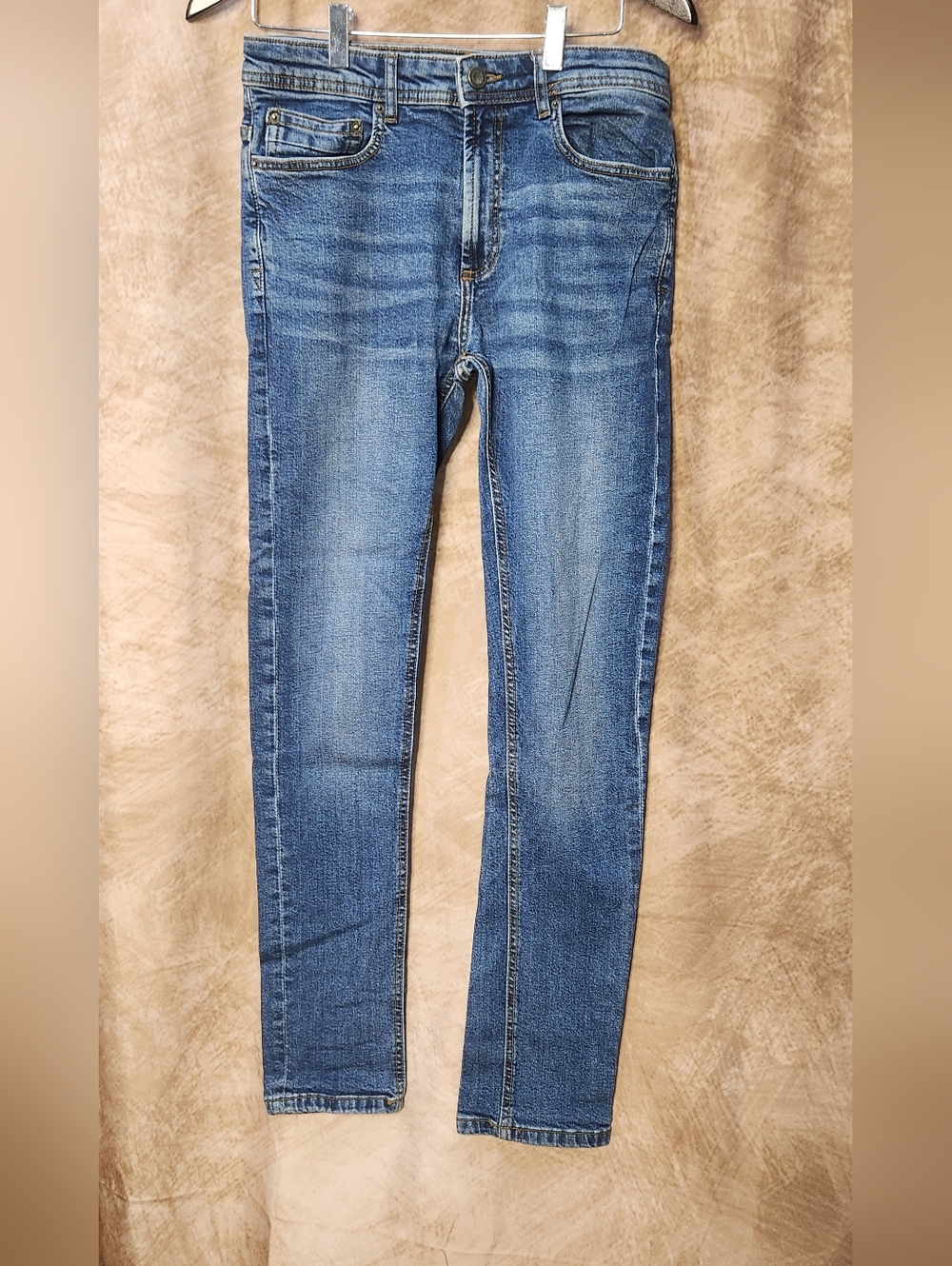 Bershka Denim Slim Fit Jeans – Men’s 30x30 (EU 38) – Medium Wash Stretch Denim